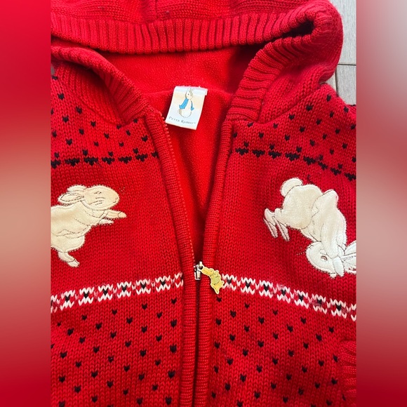Peter Rabbit Hooded Cardignan - Picture 2 of 4